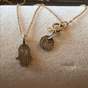 14k gold over Sterling Silver Dogeared necklace